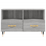 Szürke sonoma színű szerelt fa TV-szekrény 80x36x50 cm 5