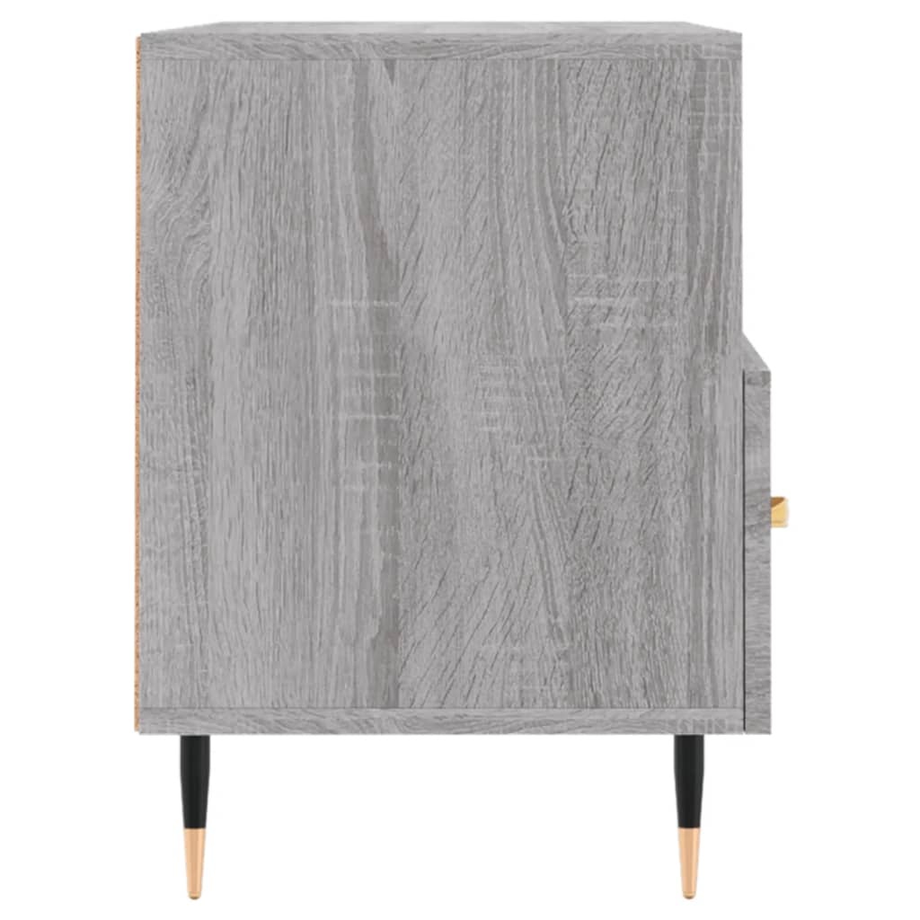 Szürke sonoma színű szerelt fa TV-szekrény 80x36x50 cm 7