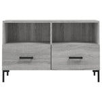 Szürke sonoma színű szerelt fa TV-szekrény 80x36x50 cm 5