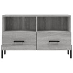 Szürke sonoma színű szerelt fa TV-szekrény 80x36x50 cm 5
