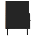 Fekete szerelt fa TV-szekrény 80 x 36 x 50 cm 7