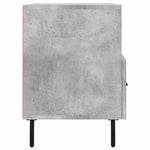 Betonszürke szerelt fa TV-szekrény 80 x 36 x 50 cm 7