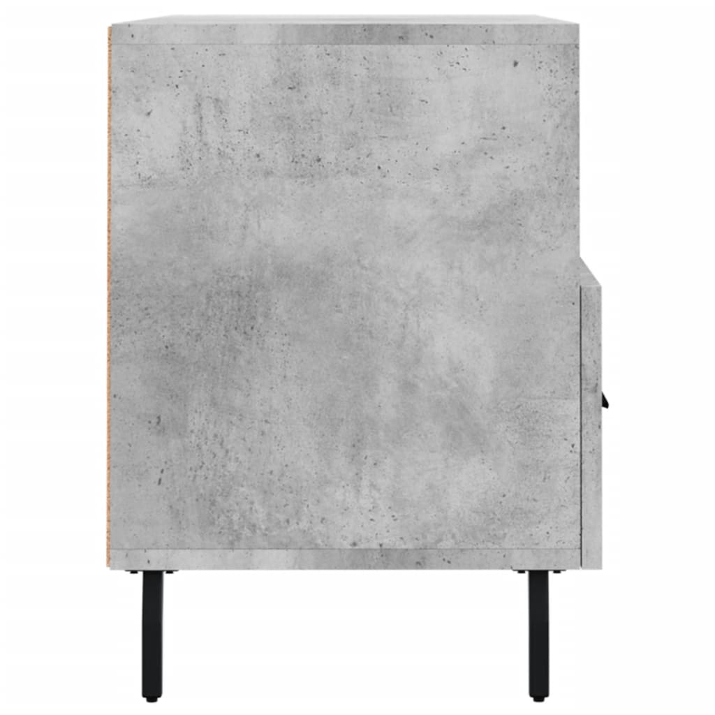 Betonszürke szerelt fa TV-szekrény 80 x 36 x 50 cm 7