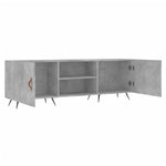 Betonszürke szerelt fa TV-szekrény 150 x 30 x 50 cm 6