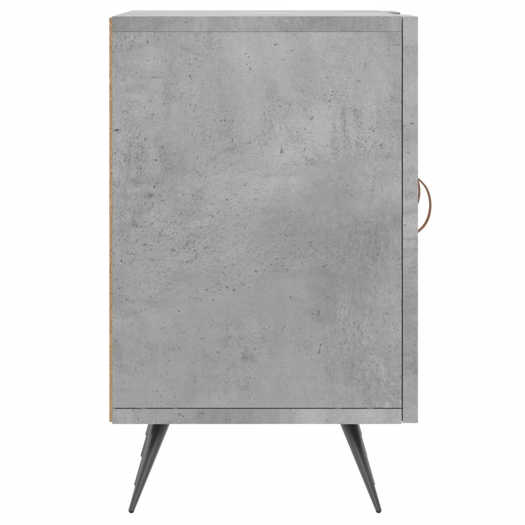Betonszürke szerelt fa TV-szekrény 150 x 30 x 50 cm 7