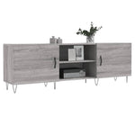 Szürke sonoma színű szerelt fa TV-szekrény 150x30x50 cm 3