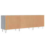 Szürke sonoma színű szerelt fa TV-szekrény 150x30x50 cm 8