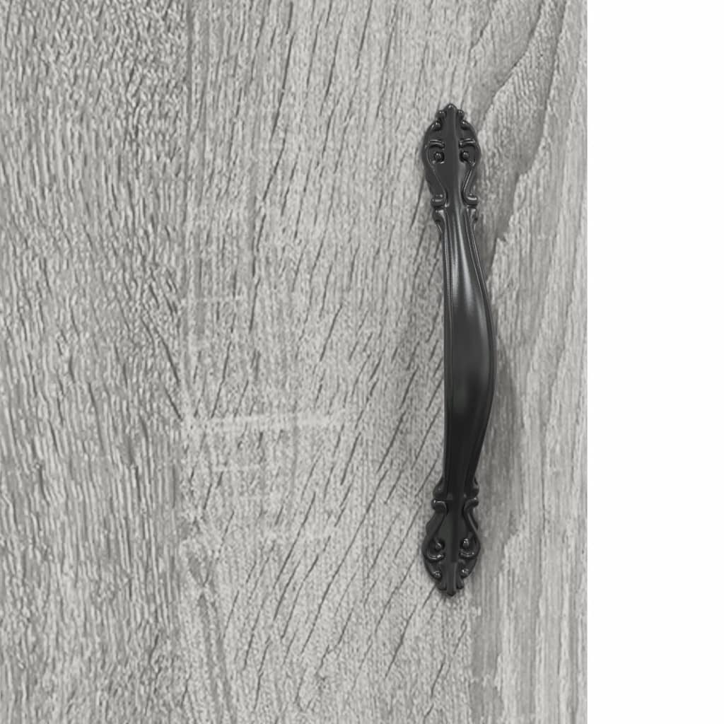 Szürke sonoma színű szerelt fa TV-szekrény 150x30x50 cm 9