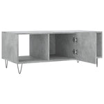 Betonszürke szerelt fa dohányzóasztal 102 x 50 x 40 cm 6
