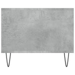 Betonszürke szerelt fa dohányzóasztal 102 x 50 x 40 cm 7