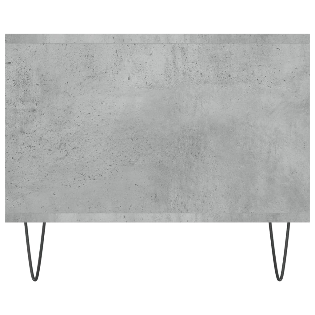 Betonszürke szerelt fa dohányzóasztal 102 x 50 x 40 cm 7