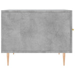 Betonszürke szerelt fa dohányzóasztal 50 x 50 x 40 cm 7