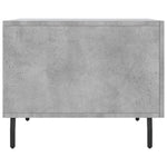 Betonszürke szerelt fa dohányzóasztal 50 x 50 x 40 cm 7