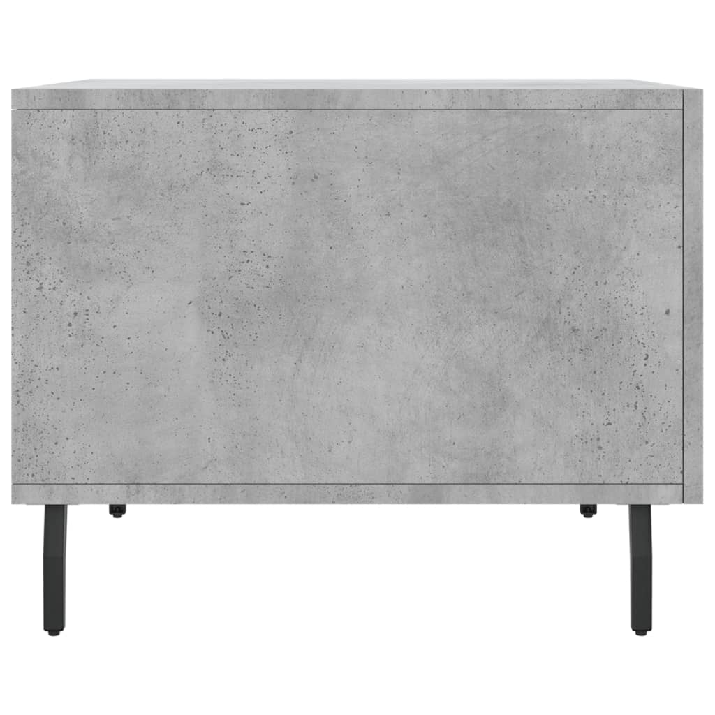 Betonszürke szerelt fa dohányzóasztal 50 x 50 x 40 cm 7
