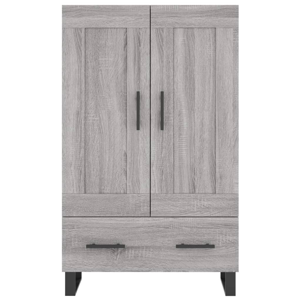 Szürke sonoma szerelt fa magasszekrény 69,5 x 31 x 115 cm 5