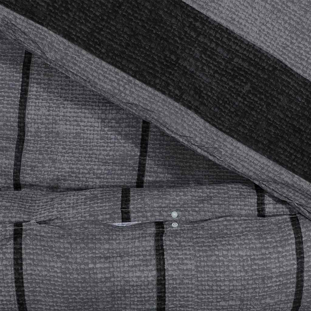 Szürke ágyneműhuzat-garnitúra 260x220 cm pamut 4