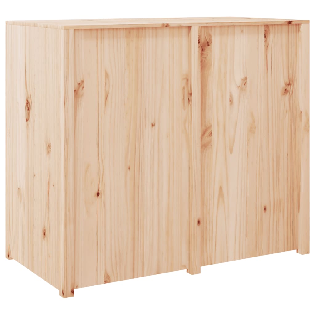 Tömör fenyőfa MEPPEL kültéri konyhaszekrény 106 x 55 x 92 cm 6