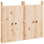 2 db tömör fenyőfa MEPPEL kültéri konyhaszekrény ajtó 50x9x82 cm 2