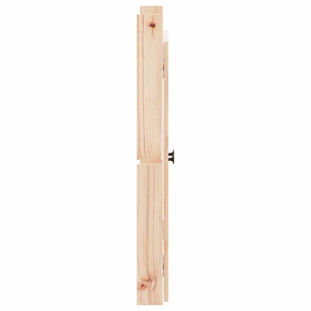 2 db tömör fenyőfa MEPPEL kültéri konyhaszekrény ajtó 50x9x82 cm 6