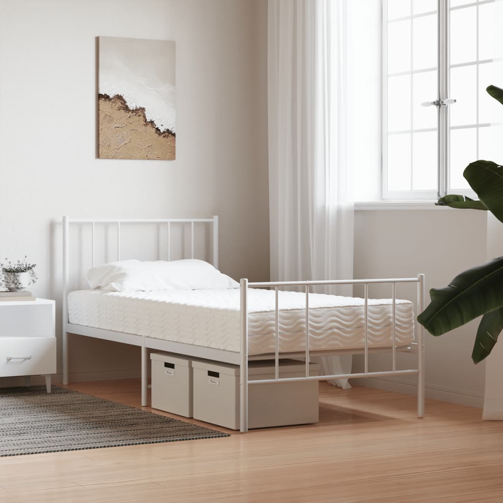 Fehér H2/H3 keménységű habmatrac 90 x 190 cm 2