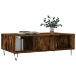 Füstös tölgy színű szerelt fa dohányzóasztal 104x60x35 cm 3