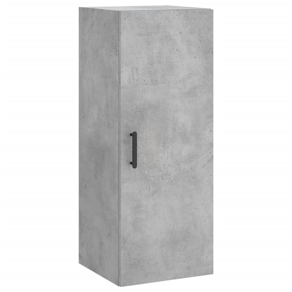Betonszürke fali szekrény 34,5 x 34 x 90 cm 2
