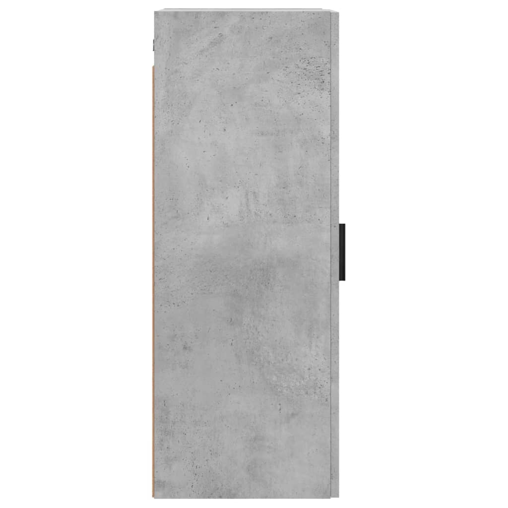 Betonszürke fali szekrény 34,5 x 34 x 90 cm 8