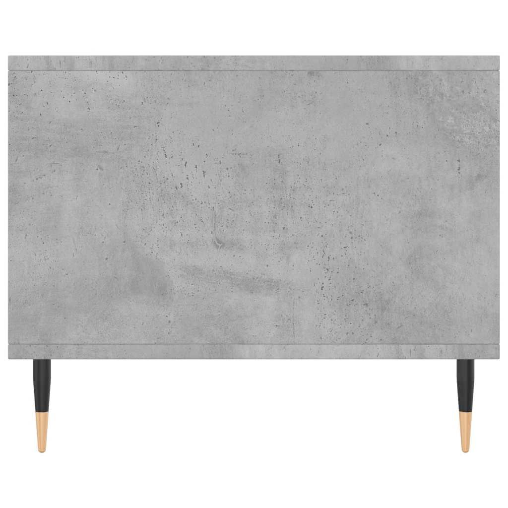 Betonszürke szerelt fa dohányzóasztal 90 x 50 x 40 cm 7