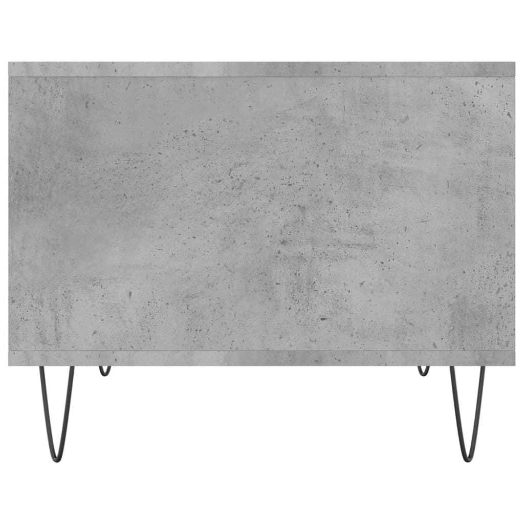 Betonszürke szerelt fa dohányzóasztal 60 x 50 x 40 cm 5