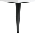 Fehér szerelt fa cipőpolc 102x35x55 cm 9