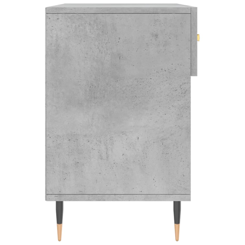 Betonszürke szerelt fa cipőpolc 102 x 35 x 55 cm 7