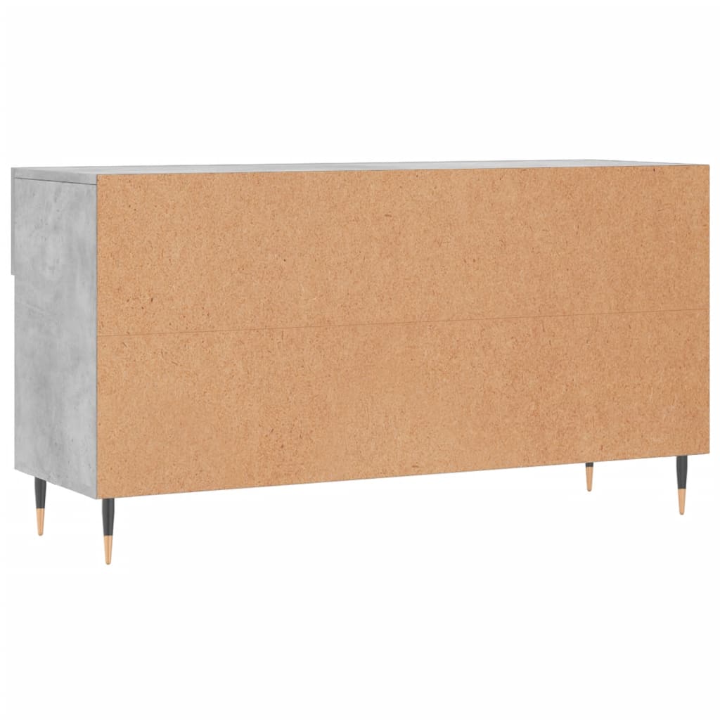 Betonszürke szerelt fa cipőpolc 102 x 35 x 55 cm 8