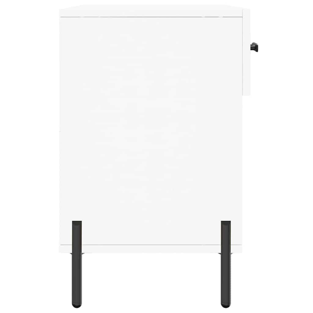Fehér szerelt fa cipőpolc 102x35x55 cm 7