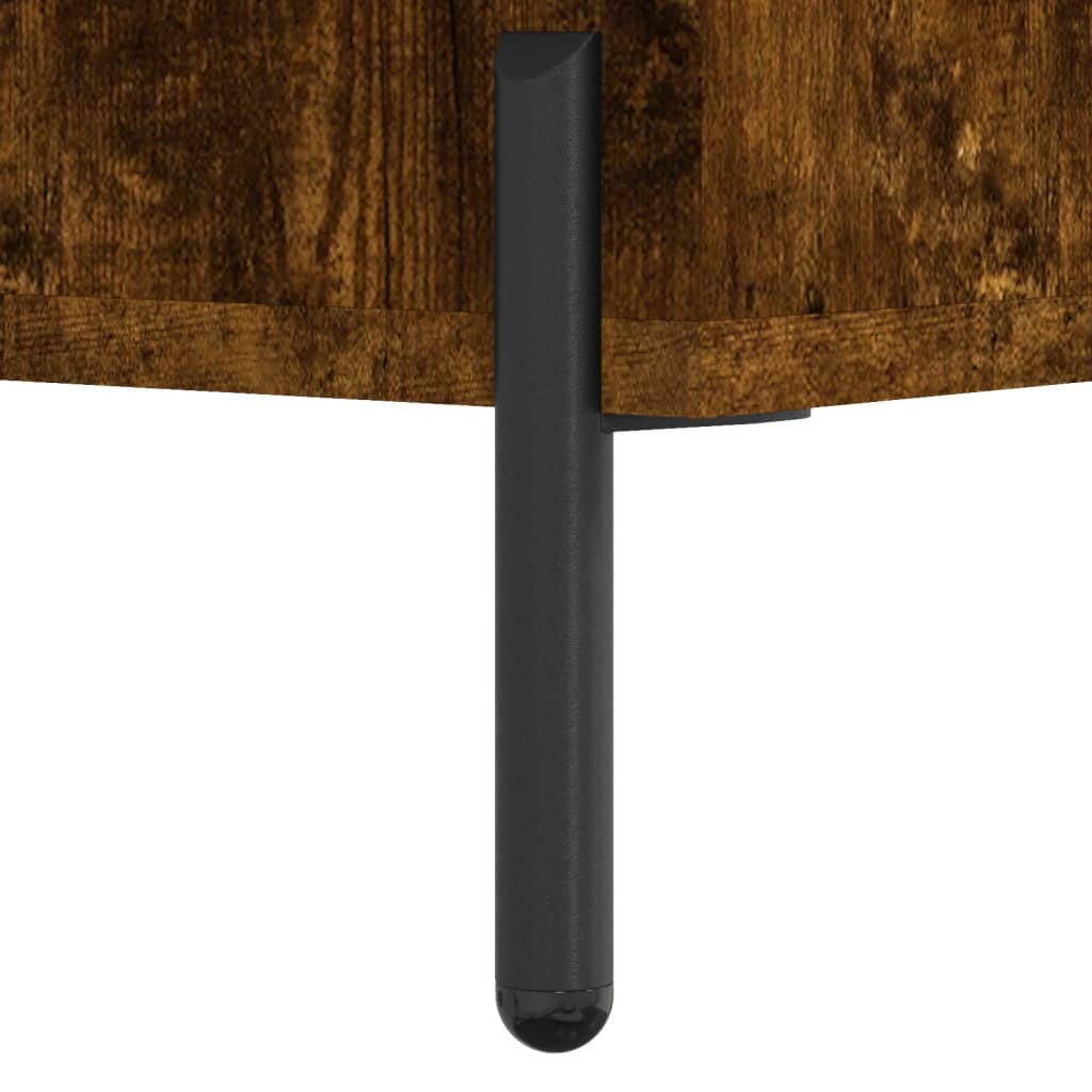 Füstös tölgy színű szerelt fa cipőpolc 102x35x55 cm 9