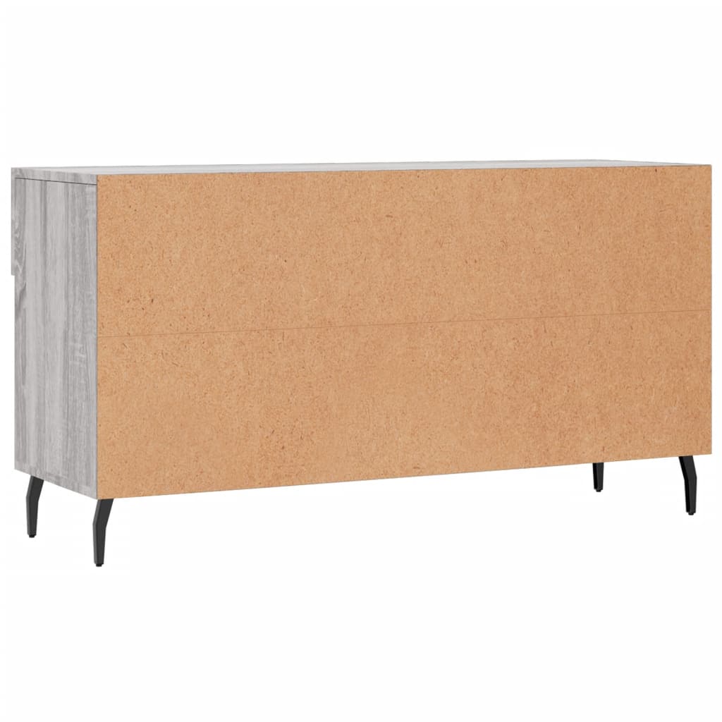 Szürke sonoma színű szerelt fa cipőpolc 102 x 35 x 55 cm 8