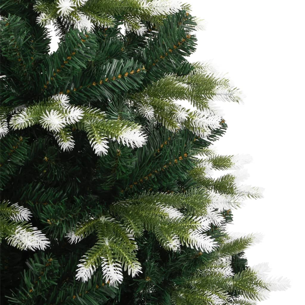 Csuklópántos műkarácsonyfa hóval 210 cm 4