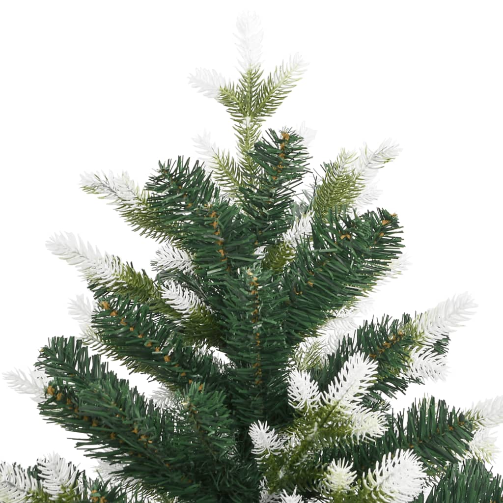 Csuklópántos műkarácsonyfa hóval 210 cm 5