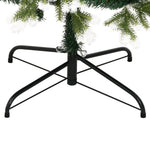 Csuklópántos műkarácsonyfa hóval 210 cm 6
