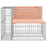 Tömör duglászfenyő gabion kerti pad 184x71x65,5 cm 4