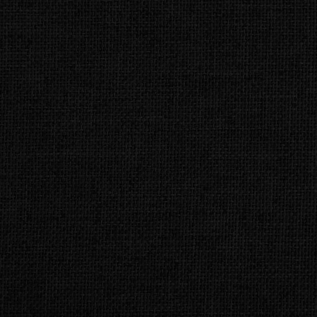 Fekete szövet gyerekkanapé 70 x 40 x 24 cm 6