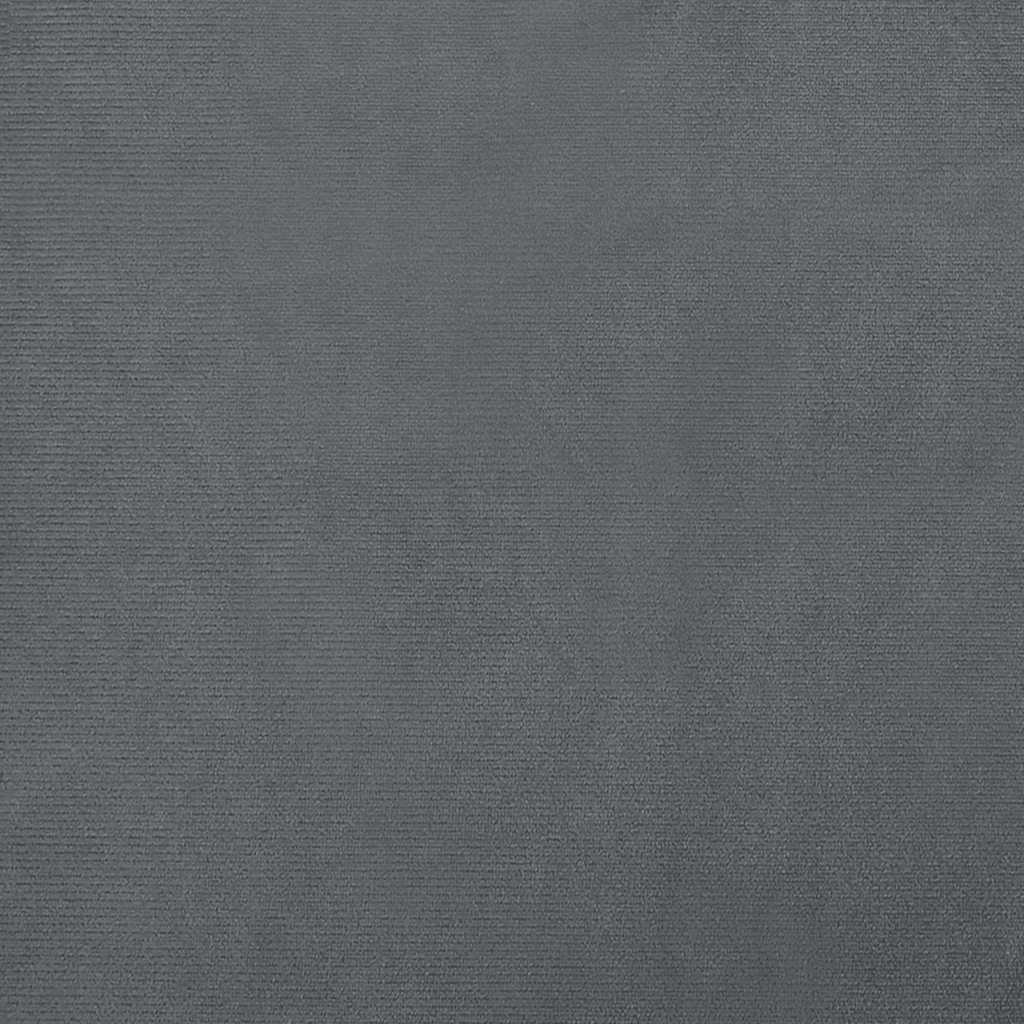 Sötétszürke gyerek bársonykanapé 70 x 40 x 24 cm 6