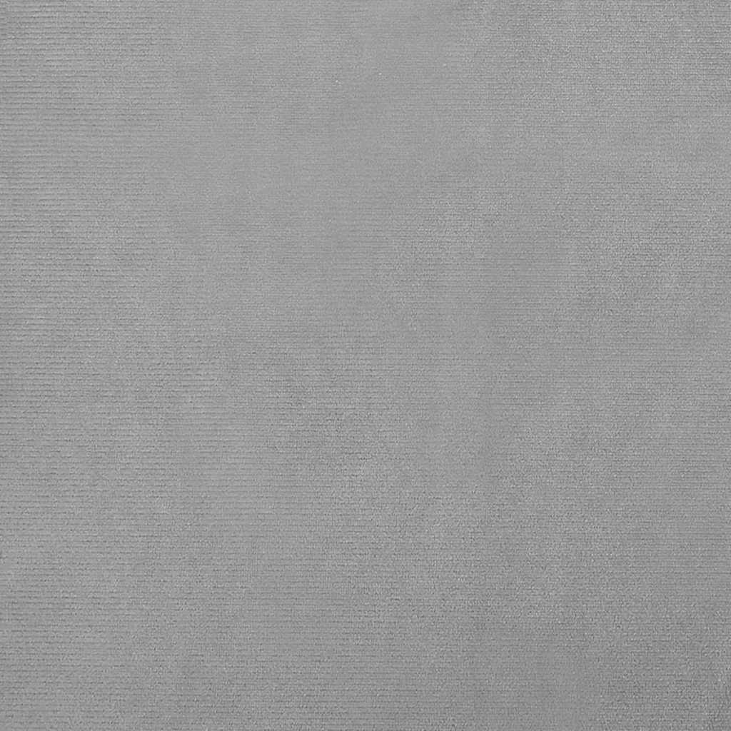 Világosszürke gyerek bársonykanapé 70 x 45 x 33 cm 6