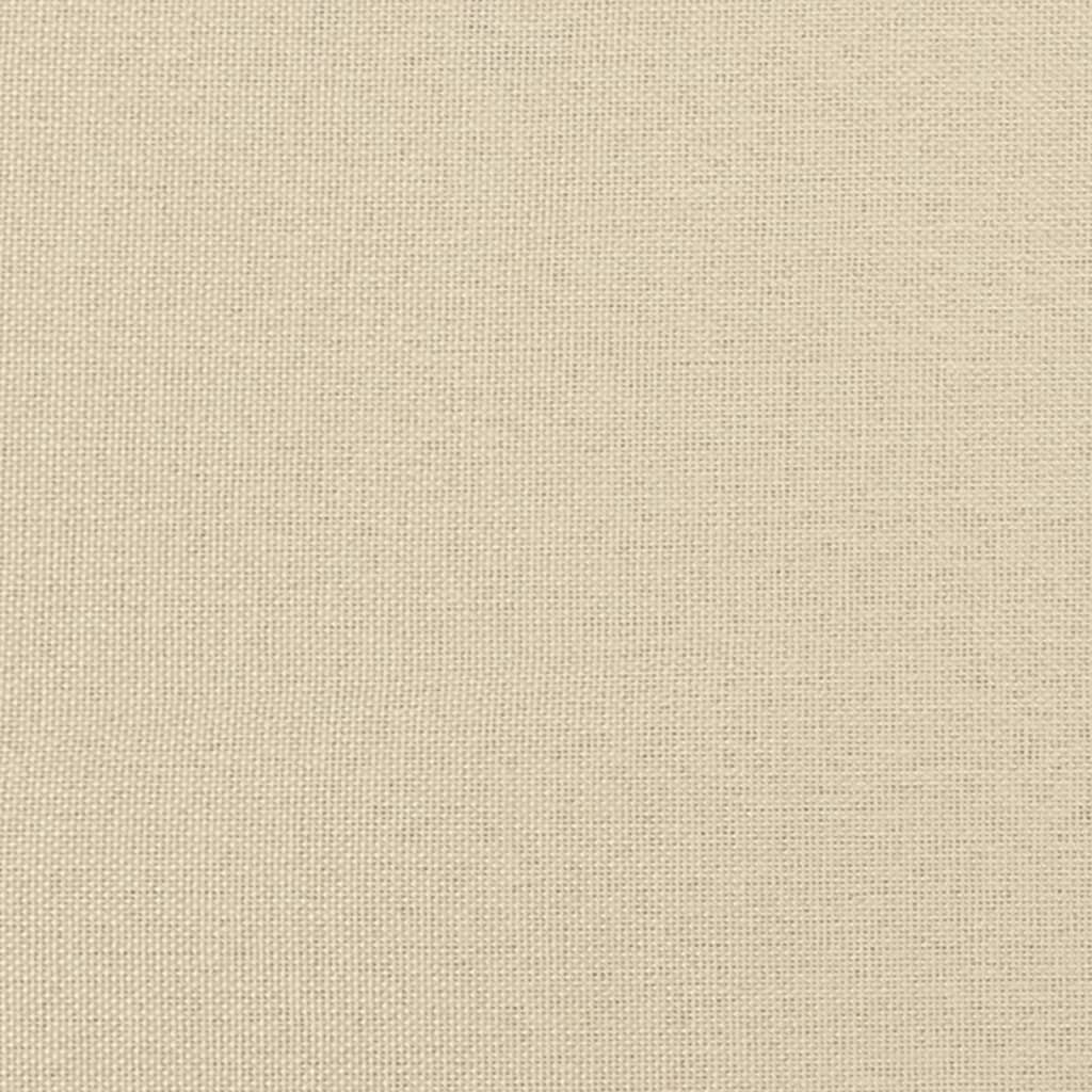 Krémszínű kihúzható szövet heverő matracokkal 100x200 cm 11