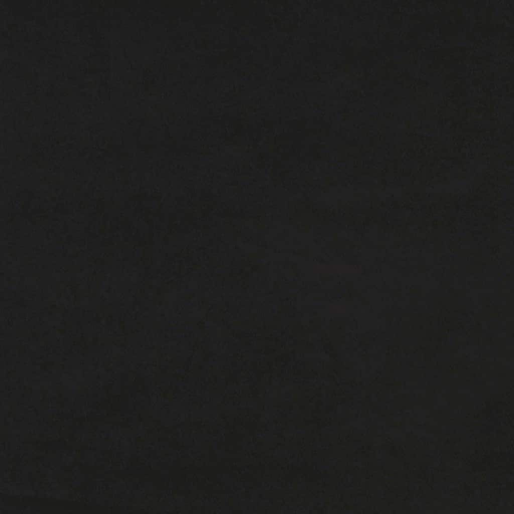 Fekete kihúzható bársony heverő matraccal 80 x 200 cm 11