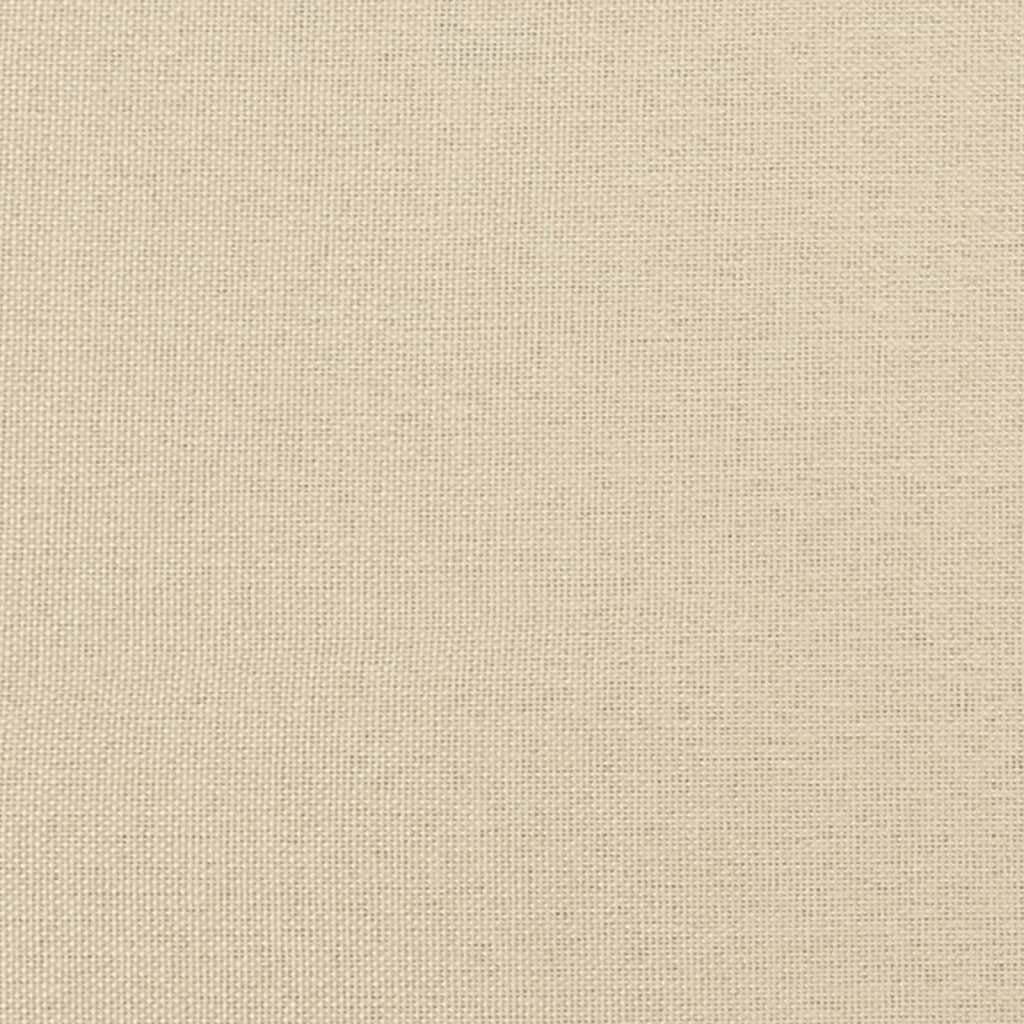 Krémszínű kihúzható szövet heverő matracokkal 100x200 cm 11