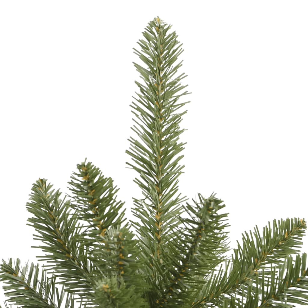 Zöld csuklópántos műkarácsonyfa állvánnyal 300 cm 4