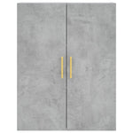Betonszürke szerelt fa magasszekrény 69,5 x 34 x 180 cm 6