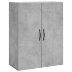 Betonszürke szerelt fa magasszekrény 69,5 x 34 x 180 cm 5