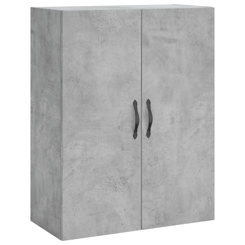 Betonszürke szerelt fa magasszekrény 69,5 x 34 x 180 cm 5