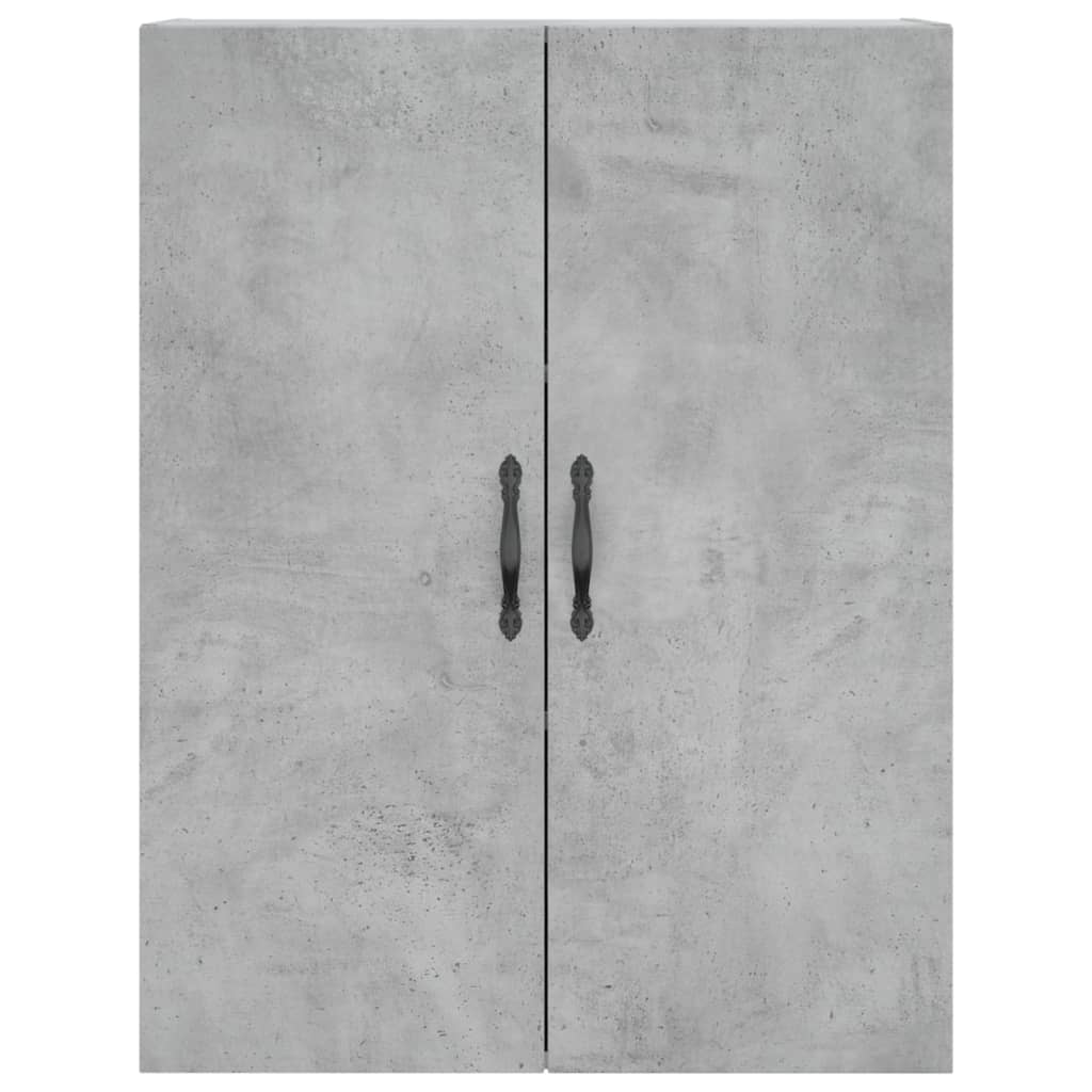 Betonszürke szerelt fa magasszekrény 69,5 x 34 x 180 cm 6